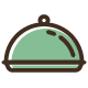 کنار غذا