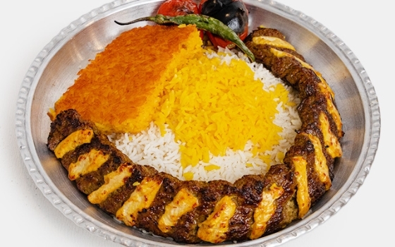 چلو لقمه نگین دار