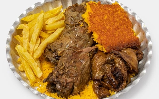 خوراک گردن گوسفندی
