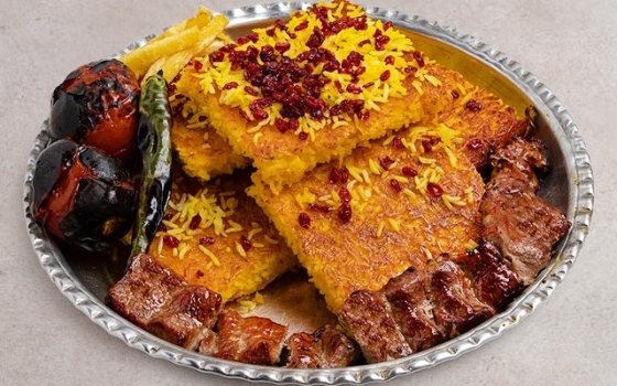 ته چین با چنجه گوسفندی