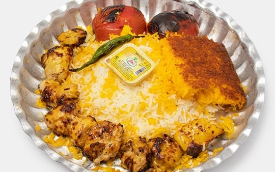 چلو جوجه کباب ران