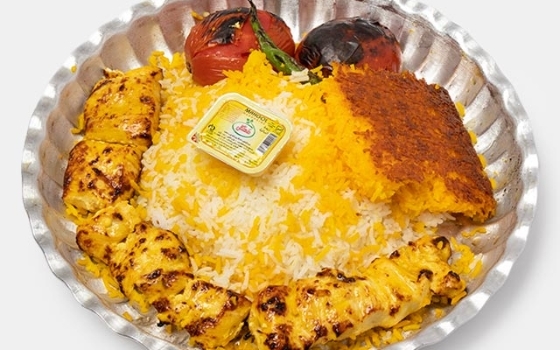 چلو جوجه کباب سینه