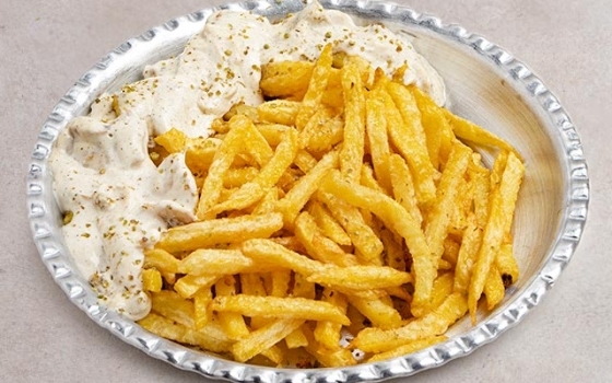 سیب زمینی با سس قارچ
