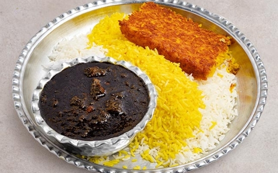 چلو خورشت قورمه سبزی