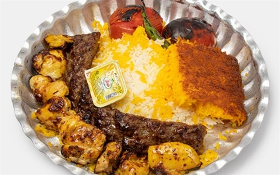 چلو کباب میکس ران