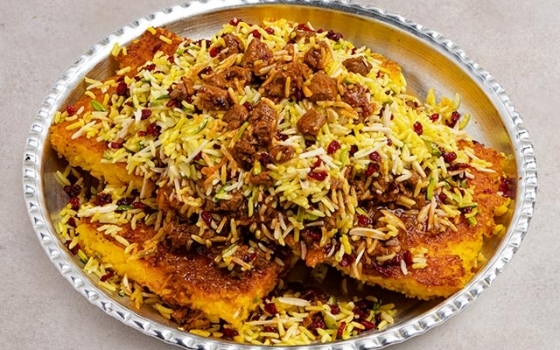 ته چین قیمه نثار