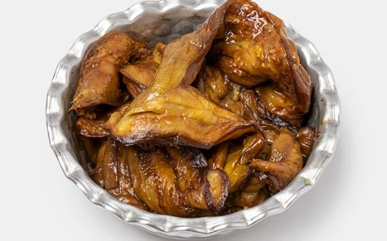 بادمجان سرخ شده یک پرس