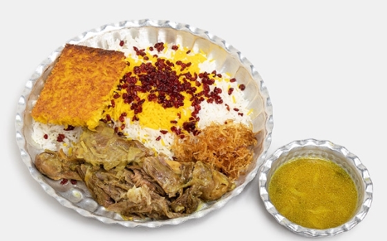 چلو ماهیچه گوسفندی