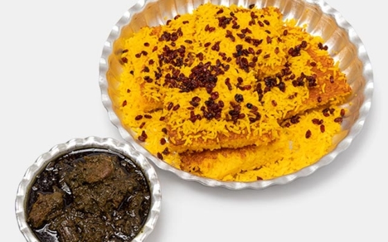 ته چین با خورشت کرفس