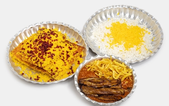 چلوته چین خورشت قیمه میکس سیدجلال
