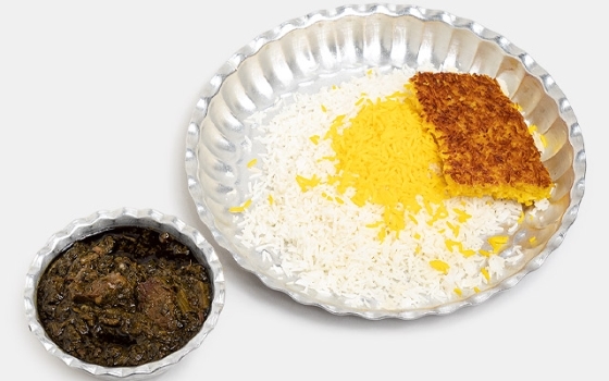 چلو خورشت کرفس