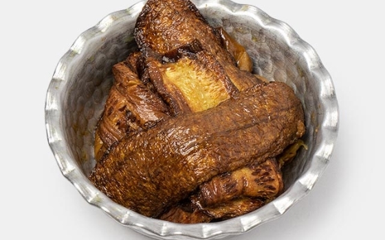 کدوی سرخ شده یک پرس