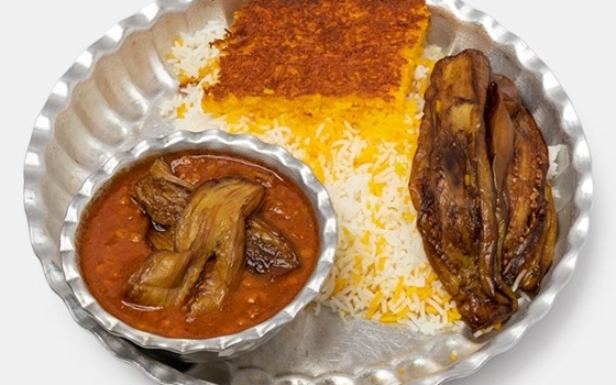 چلو خورشت قیمه بادمجان